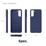 New Silicone Case For Galaxy S21 Case Cover Jean Indigo Pr