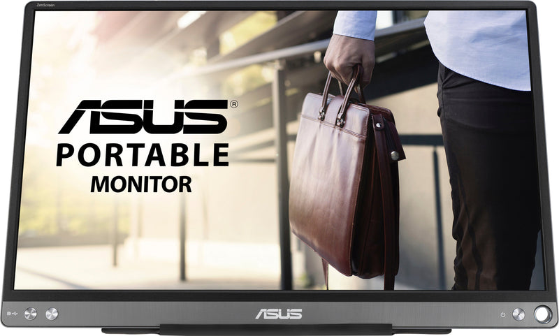 Asus Zenscreen 15 6 Ips Fhd Usb Type C Portable Monitor With Foldable Smart Case Dark Gray
