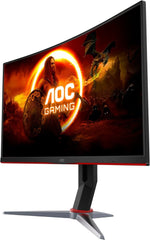 AOC-G2 Series C24G2 24" LED Curved FHD FreeSync Premium Monitor-Black/Red