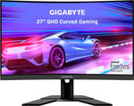 GIGABYTE-G27QC A 27" LED Curved QHD Adaptive Sync Gaming Monitor with HDR (HDMI, DisplayPort, USB)