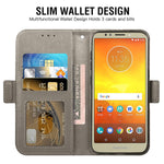New For Moto E5 G6 Play Motog6 Forge Wallet Case And Tempered