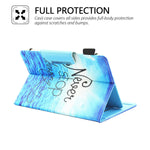 Universal Slim Case For 10 Inch Tablet Protective Colorful Pu Leather Kickstand Shell With Cards Slots For 9 5 10 5 Inch Apple Ipad Kindle Samsung Galaxy Huawei Tablet Never Stop