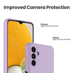 Cresee Case For Samsung Galaxy A13 5G Thin Tpu Cover With Camera Protection Soft Interior Anti Scratch Slim Fit Flexible Phone Case For Galaxy A13 5G Lilac