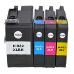 Vineontec Compatible Ink Cartridge Replacement For Hp 932Xl 933Xl For Hp Officejet 6700 6600 7610 6100 7510 7612 7110 Printer Black Cyan Yellow Magenta 4 P