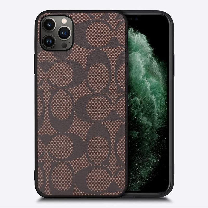 Luxury Cases For Apple Iphone 13 Pro Max Case 6 7 Inch Luxury Stylish Pu Leather Ultra Slim Thin Soft Tpu Non Slip Drop Proof Shock Proof And All Round Protection Phone Casesbrown