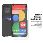 Kdrose Weaving Design For Pixel 4A 5G Case With Card Slot 6 2 Inch With 2 Screen Protectors 2 Camera Protectors For Google Pixel 4A 5Gblack