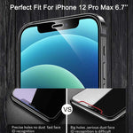 Utlk 2 Pack Tempered Glass Camera Lens Protector 2 Pack Hd Clear Glass Screen Protector For Iphone 12 Pro Max 6 7 Case Friendly