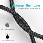 Usb Type C Cable 10 Ft 2Pack 3A Fast Charging Quick Cord Extra Long Braided Usb A To C Cables Compatible With Samsung Galaxy S10 S9 S8 S20 Plus A51 A11 Note 10 9 8 Ps5 Controller Usb C Charger Black