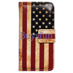 Google Pixel 6 Case Bcov Retro American Flag Leather Flip Phone Case Wallet Cover With Card Slot Holder Kickstand For Google Pixel 6 2021