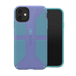 Speck Candyshell Grip Iphone 11 Case Wisteria Purple Mykonos Blue