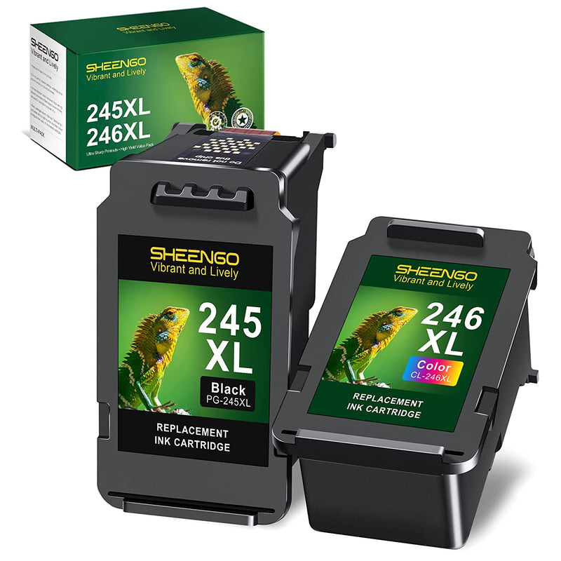 245Xl 246 Xl Ink Cartridges Replacement For Canon 245 Pg 245Xl Cl 246 For Pixma Mg2522 Mx490 Mx492 Ts3122 Ts3322 Tr4520 Ts3320 Mg3022 Mg2520 Mg2922 Printer Tray