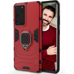 Compatible With Samsung Galaxy S21 Ultra S21 Plus 5G Case With Ring Kickstand Military Grade Heavy Duty Shockproof Protective Cover For Samsung S21 Ultra S21 5G Red Samsung S21 Ultra 6 8