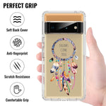 Pixel 6 Pro Case Google Pixel 6 Pro Case Shockproof Dual Layer Protective Tpu Rubber Women Girls Dream Catcher Cover Tough Hybrid Bumper Rugged Defend Armor Case For Pixel 6 Pro 6 7 Crystal Clear