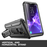 New Kickstand Rugged Case For Galaxy S9 Plus With Built In Screen Protect