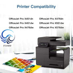 970Xl 971Xl Ink With Latest Chips Compatible With 970 970Xl 971 971Xl Ink Cartridges High Yield Work With Officejet Pro X576Dw X476Dw X476Dn X551Dw X451Dn X4