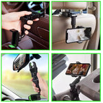 Cdbz Multifunctional Rearview Mirror Phone Holder 360 Degrees Rotating Rear View Mirror Phone Holder Rearview Mirror Phone Holder For Car Mount Phone And Gps Holder A B
