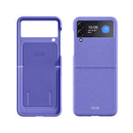 Daluz Design For Galaxy Z Flip 3 5G Case Matte Ultra Slim Hard Pc With Flexible Tpu Hinge Protection Heavy Duty Shockproof Case Compatible With Samsung Galaxy Z Flip 3 5G 2021 Purple