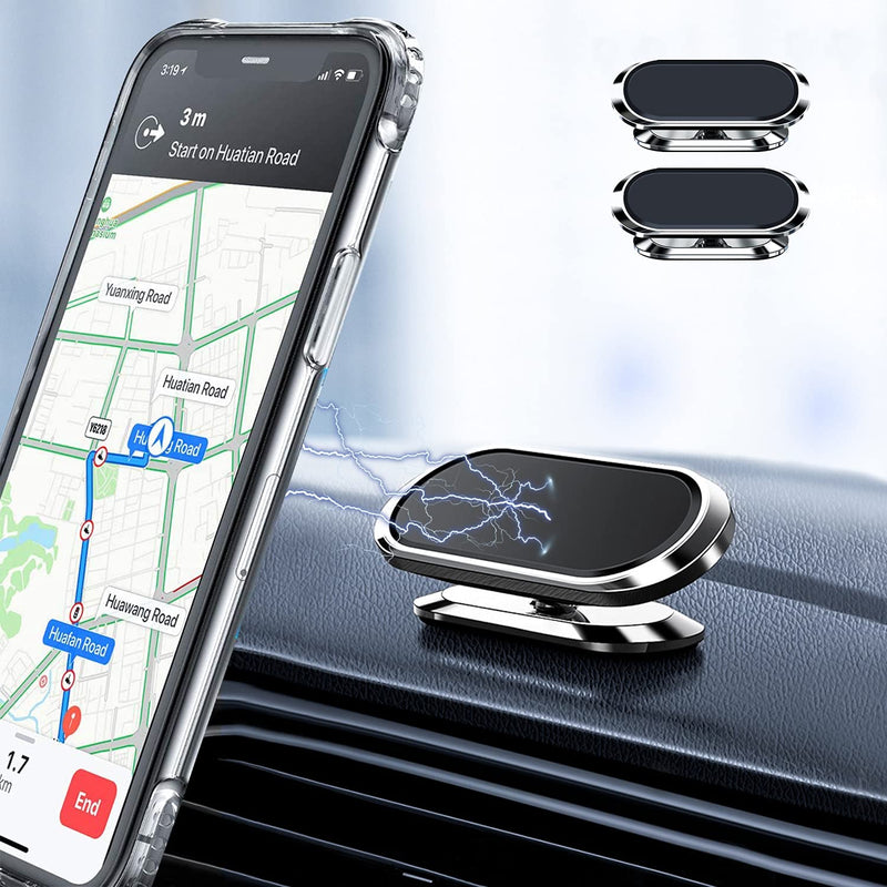 Timpou Magnetic Car Phone Holder Universal Dashboard Holder 360 Adjustable Super Powerful Magnet For Iphone Samsung And More
