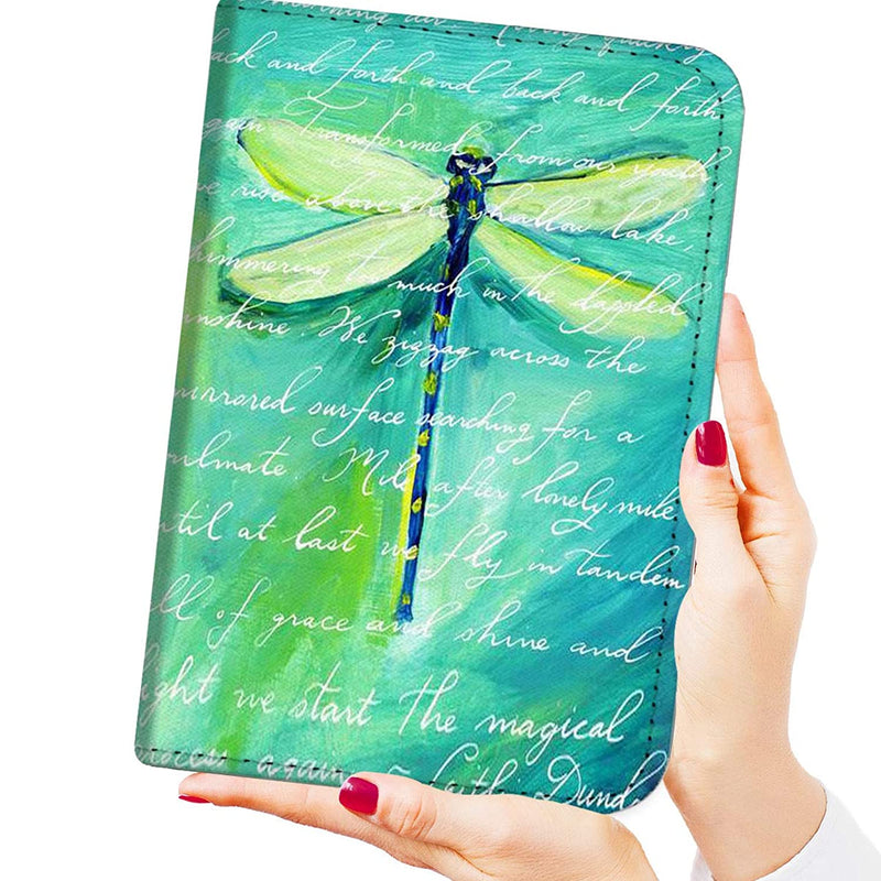 For Ipad 9 7 Inch Fits Ipad 5 Ipad 6 Ipad Air Ipad Air 2 Flip Case Cover A23423 Green Dragonfly 23423