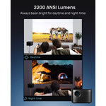 Horizon Pro 4K Projector 2200 ANSI Lumens Android TV 10.0 Movie Projector