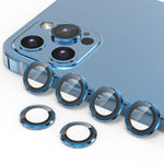 6 Pack Ywxtw Camera Lens Protector Compatible With Iphone 12 Pro Max 6 7 Inch Installation Tray Aluminum Alloy Tempered Glass Camera Circle Cover Pacific Blue