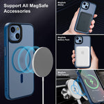 Magnetic Case For Iphone 13 Mini With Magsafe Sindox Magnetic Mag Back Tpu Slim Cover For Iphone 13 Mini 5 4 Inch Blue