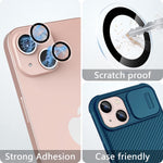 Imluckies Designed For Iphone 13 Iphone 13 Mini Camera Lens Protector Keep Orignal Lens Design Hd Tempered Glass Black Night Circle 9H Scratch Resistance Cover For 13 Mini 5G 2021