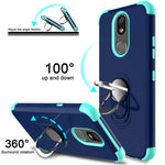 New Case For Lg K40 With Soft Tpu Screen Protector Ring Magnetic Holder K