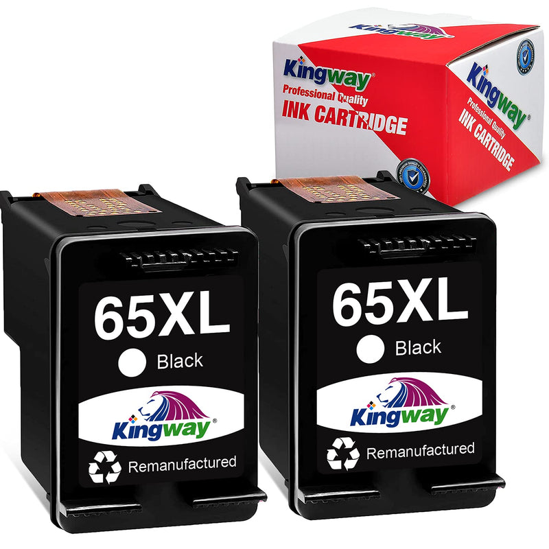 Ink Cartridges Replacement For Hp 65Xl 65 Xl To Use With Envy 5055 5052 5058 Deskjet 3755 2655 3720 3722 3723 3752 3758 2652 2624 Printer 2 Black