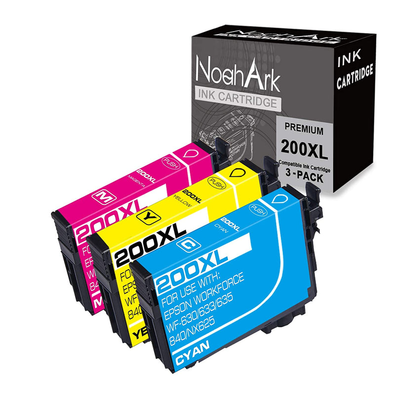 3 Packs 200Xl Ink Cartridge Replacement For Epson 200 Xl T200Xl Use For Expression Home Xp 200 Xp 300 Xp 310 Xp 400 Xp 410 Workforce Wf 2520 Wf 2530 Wf 2540 1C