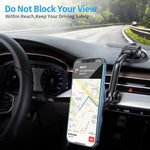 Magnetic Phone Holder For Car Apps2Car 360 Adjustable Magsafe Car Mount Strong Suction Cup Long Arm Dashboard Windshield Magnetic Car Mount Fit For Iphone 13 12 Pro Max Magsafe Case All Phones