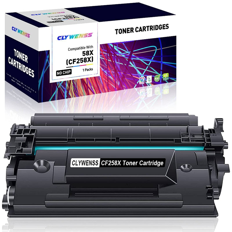 No Chip Compatible 58X Toner Replacement For Hp Cf258X 58X Toner Cartridge To Use With Hp Laserjet Pro M428Fdw M404Dn M404N M428Dw Printer Black 1 Pack