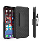 Hidahe Cover Compatible With Iphone13 Pro For Men Combo Shell Holster Slim Shell Case With Built In Kickstand Swivel Belt Clip Holster For Apple Iphone 13 Pro 6 1 Only Black