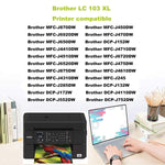 103 Ink Cartridges 5 Pack Compatible Lc 103Xl Lc 103 Xl Lc103Xl Lc 103 Xl Ink Cartridge For Brother Mfc J870Dw J450Dw J470Dw J650Dw J4410Dw J4510Dw J4710Dw Pri