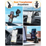 Vanmass Gravity Car Phone Mount Newest Auto Clamping Car Phone Holder Univarsal Handsfree Phone Mount For Car Dash Windshield Vent Compatible Iphone 13 12 11 Pro Max X 8 7 Galaxy S21 S20 Note 20