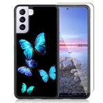 Lsl Compatible With Samsung Galaxy S22 Case With Screen Protector Aesthetic Butterfly Design Phone Case For Women Kids Soft Tpu Anti Slip Shockproof Protective Cover For S22 6 2 Inch 2022