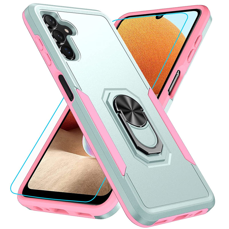 Samsung A13 5G Galaxy A13 5G Case M Maikezi Military Grade With Hd Screen Protector Magnetic Ring Kickstand Car Mount Protection Armor Phone Case Cover For Samsung Galaxy A13 5G Ktz Mint_Pink
