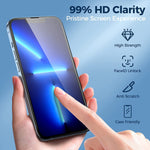 3 2Oxbot 3 Pack Screen Protector Compatible For Iphone 13 Pro6 1 Inch 2 Pack Camera Lens Protector Case Friendly Hd Clarity Bubble Free 9H Anti Scratch