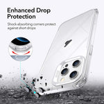 Esr Sidekick Series Compatible With Iphone 12 Pro Max Case With Screen Protectors 2 Glass Screen Protectors Ergonomic Protective Case Shock Absorbing Corners 6 7 Inch Clear