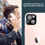 3 Pack Qoosea For Iphone 13 Mini Camera Lens Protector 6 1 Inch Tempered Glass Camera Lens Protector For Iphone 13 9H Ultra Thin Easy Installation
