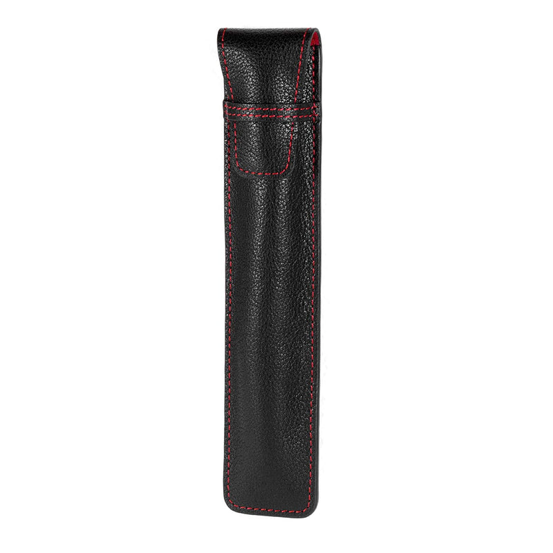 New Pencil Sleeve Compatible With Apple Pencil In Genuine Quality Leather With Microfibre Lining And Smart Connectivity Black
