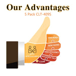 5 Pack 2X Bk C M Y Compatible Toner Cartridge 409S Used For Samsung Clp 310 Clp 315 310N 315W Clx 3170Fn 3175N 3175Fn 3175Fw Printer Sold By Easyprint