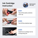 Ink Cartridge Replacement For Canon Pg 245Xl Cl 246Xl 245 246 1 Black 1 Tri Color 2 Pack Work With Canon Pixma Mx492 Mx490 Mg2520 Mg2522 Mg3022 Mg2922 Ts3120
