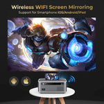 WiFi Projector Upgrade 9500L 1080P Full HD For Outdoor Movies Support 4D