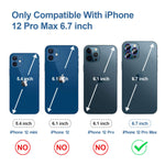 Camera Lens Protector Compatible With Iphone 12 Pro Max 6 7 Colorful Alloy Frame Tempered Glass Easy To Install Case Friendly Multi Color