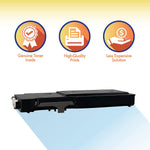 Re Coded Oem Toner Cartridge Replacement For Xerox Workcentre 6655 106R02747 High Yield Black 12 000 Pages