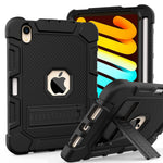 New Ipad Mini 6 Case 2021 Ipad Mini Case With 2Nd Gen Apple Pencil Charging Holder And Kickstand Hybrid Shockproof Rugged Cover For Ipad Mini 6Th Genera