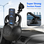 Suuson Phone Holder For Car 3In1 Long Arm Car Phone Holder Mount Suitable For Car Dashboard Windshield Vent Car Adjustable Phone Holder Compatible With All Smart Phones And Cars