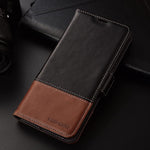 Kezihome Wallet Case For Iphone 13 Pro Max Rfid Blocking Genuine Leather Kickstand Card Slots Case Magnetic Closure Shockproof Flip Cover Compatible With Iphone 13 Pro Max 5G 6 7 Black Brown
