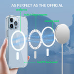 Kiket Home Magnetic Clear Case For Iphone 13 Pro Compatible With Magsafe Not Yellowing Premium Hybrid Protective Clear Case 6 1 Inch